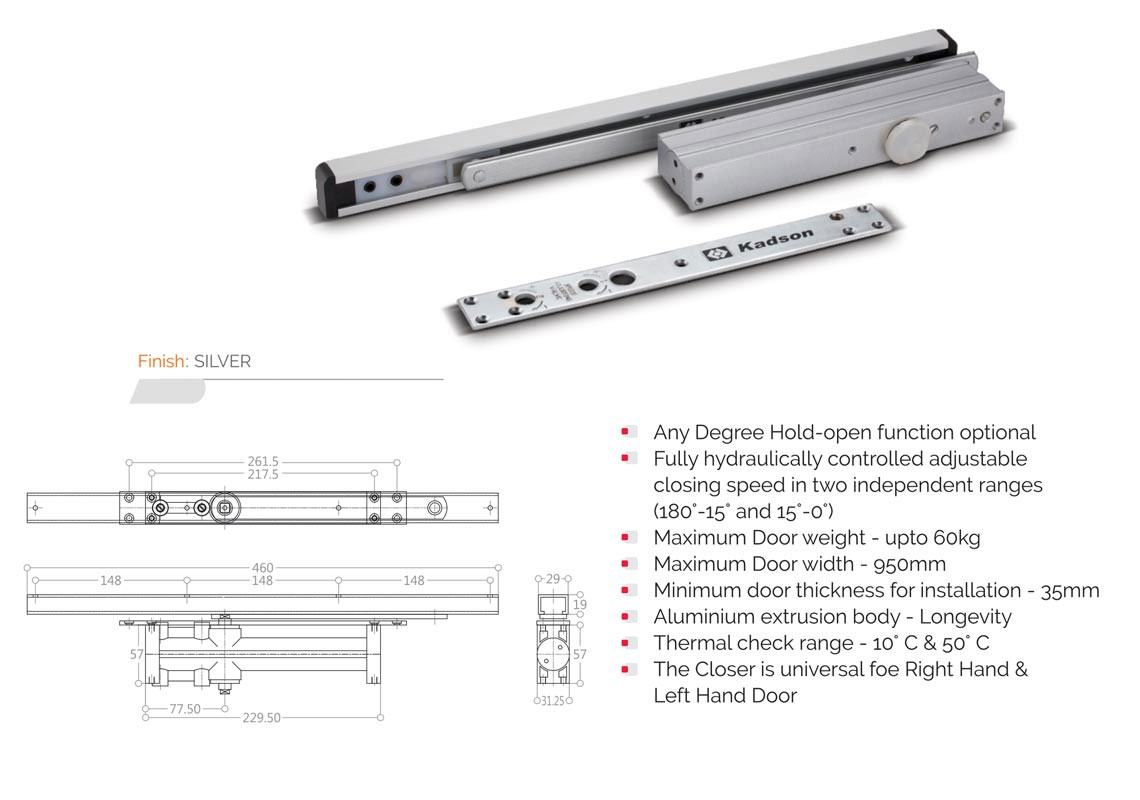 Concealed Door Closers suppliers india