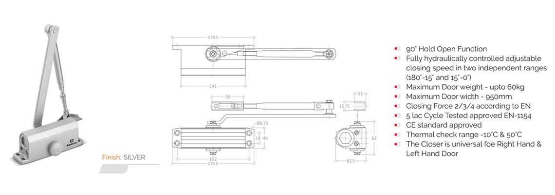 Overhead Door Closers suppliers india